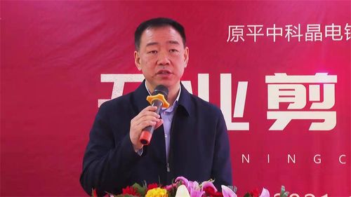 忻州市領(lǐng)導(dǎo)出席原平中科晶電鎵業(yè)開業(yè)剪彩儀式，共啟新材料技術(shù)研發(fā)新篇章